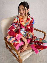 Load image into Gallery viewer, Nina Cotton PJ Top - Red Print