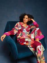 Load image into Gallery viewer, Nina Cotton PJ Top - Red Print