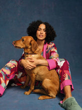 Load image into Gallery viewer, Nina Cotton PJ Bottoms - Red Print