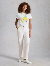 Load image into Gallery viewer, Twister Chino Trouser - White