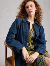 Load image into Gallery viewer, Oakleigh Denim Coat - Mid Denim