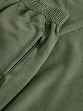 Load image into Gallery viewer, Parker Wide Leg Cotton Jogger - Mid Green