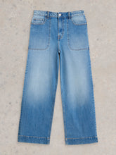 Load image into Gallery viewer, Tia Wide Leg Full Length Jean - Mid Denim