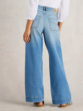 Load image into Gallery viewer, Tia Wide Leg Full Length Jean - Mid Denim