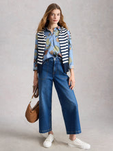 Load image into Gallery viewer, Sophie Organic Cotton Long Sleeve Shirt - Blue Print