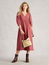 Load image into Gallery viewer, Lucy Midi Dress - Mid Pink