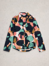 Load image into Gallery viewer, Annie Cotton Jersey Shirt - Navy Print