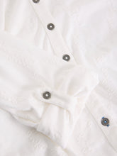 Load image into Gallery viewer, Annie Broderie Cotton Jersey Top - White