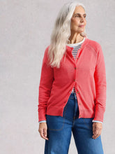 Load image into Gallery viewer, Lulu Organic Cotton Cardigan - Bright Pink