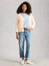 Load image into Gallery viewer, Nova Linen Blend Cardi - White