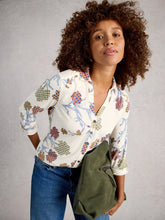 Load image into Gallery viewer, Annie Cotton Jersey Shirt - Ivory Multi