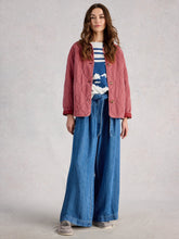 Load image into Gallery viewer, Anya Jersey Quilted Jacket - Mid Pink