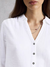Load image into Gallery viewer, Annie Organic Cotton Top - White