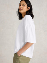 Load image into Gallery viewer, Katya Cotton Tee - White
