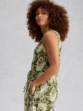 Load image into Gallery viewer, Heidi Cotton Jersey Print Dress - Green Print