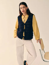 Load image into Gallery viewer, Tilda Organic Cotton Tie Tank - Navy