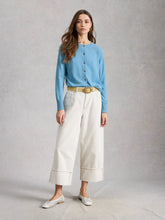 Load image into Gallery viewer, Lulu Organic Cotton Cardigan - Light Blue