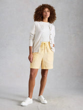 Load image into Gallery viewer, Belle Linen Short - Light Yellow