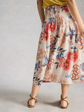 Load image into Gallery viewer, Suri Organic Cotton Printed Midi Skirt