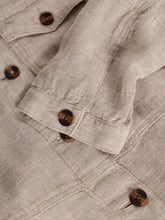 Load image into Gallery viewer, Camille Linen Jacket - Light Natural