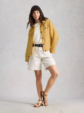 Load image into Gallery viewer, Camille Linen Jacket - Light Yellow
