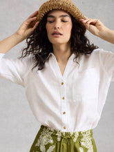 Load image into Gallery viewer, Sadie Linen Boyfriend Shirt
