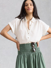 Load image into Gallery viewer, Orla Cotton Shirt - White