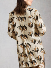 Load image into Gallery viewer, Bianca Linen Tunic - ivory Print