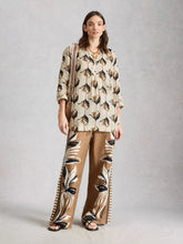 Load image into Gallery viewer, Bianca Linen Tunic - ivory Print