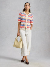 Load image into Gallery viewer, Isabella Wavy Cotton Cardigan