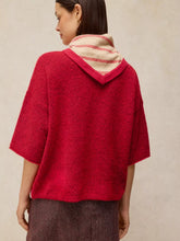 Load image into Gallery viewer, Kate Knit Tee - Bright Red