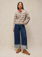 Load image into Gallery viewer, Margo Striped Cardi - Grey
