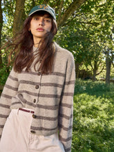 Load image into Gallery viewer, Margo Striped Cardi - Grey