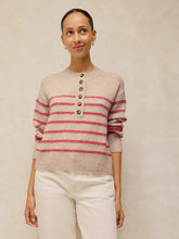 Load image into Gallery viewer, Stripe Henley Jumper