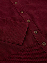 Load image into Gallery viewer, Lois Organic Cotton Cardigan - Dark Plum