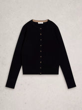 Load image into Gallery viewer, Lois Organic Cotton Cardigan - Black