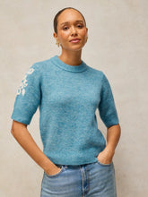 Load image into Gallery viewer, Knit Embroidered Tee