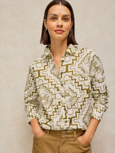 Load image into Gallery viewer, Libby Organic Cotton Shirt - Ivory Multi