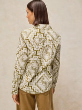 Load image into Gallery viewer, Libby Organic Cotton Shirt - Ivory Multi