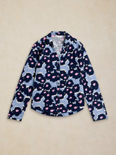 Load image into Gallery viewer, Annie Cotton Jersey Top - Blue Print
