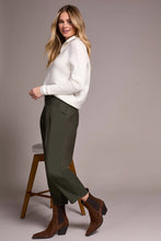 Load image into Gallery viewer, Audrey Mid Rise Girlfriend Barrel Jean - Chive