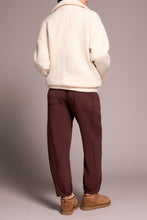 Load image into Gallery viewer, Snap Front Boucle Bomber Jacket - Cream