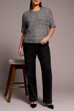 Load image into Gallery viewer, Cap Sleeve Sweater - Charcoal