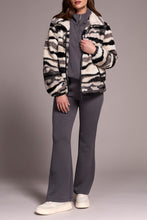 Load image into Gallery viewer, Lined Zip Up Sherpa Jacket - Nordic Stone