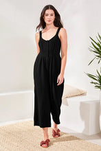 Load image into Gallery viewer, Cotton Gauze Jumpsuit - Black