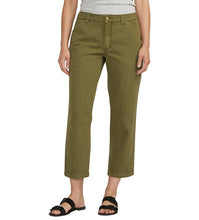 Load image into Gallery viewer, Chino Tailored Crop Pant - Moss