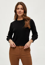 Load image into Gallery viewer, Mersin Knit Tee - Black