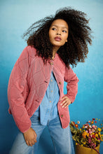 Load image into Gallery viewer, Anya Jersey Quilted Jacket - Mid Pink