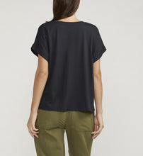 Load image into Gallery viewer, Drapey Luxe Tee - Black