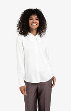 Load image into Gallery viewer, Blouse with bow detail - White